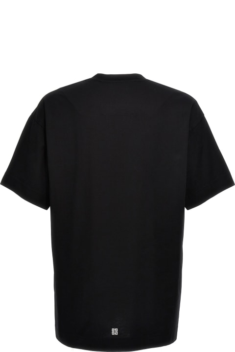 Givenchy Sale for Men Givenchy Logo Embroidery T-shirt