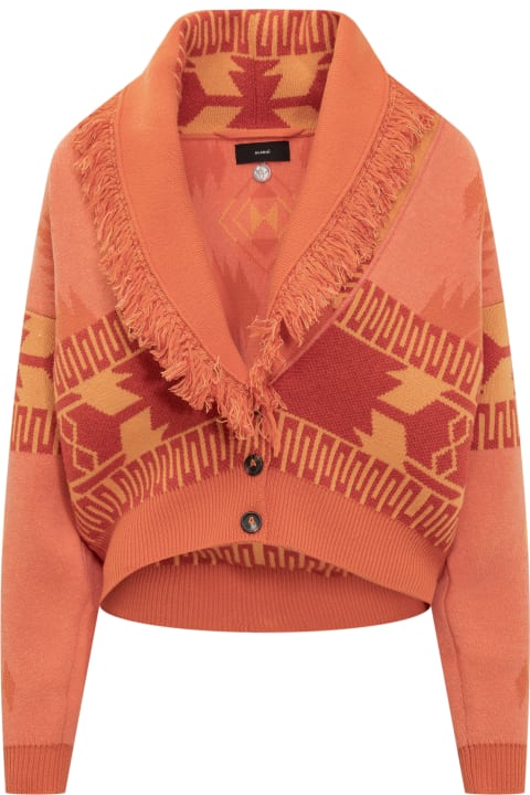 Alanui Sweaters for Women Alanui Jacquard Icon Cardigan