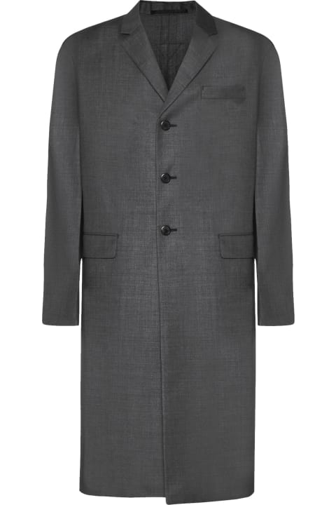 Prada Coats & Jackets for Men Prada Wool Coat