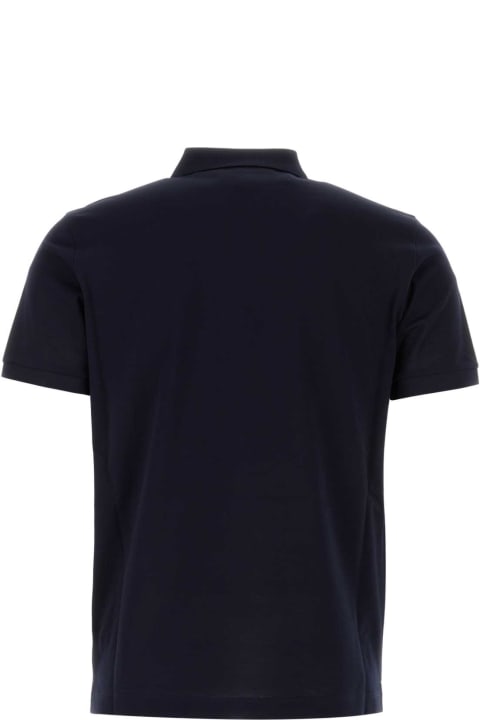 Topwear for Men Prada Midnight Blue Piquet Polo Shirt