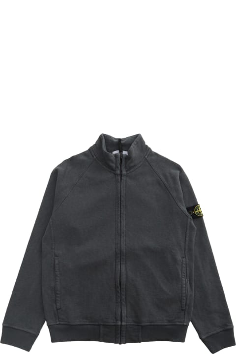 ボーイズ ニットウェア＆スウェットシャツ Stone Island Junior Dark Gray Sweatshirt