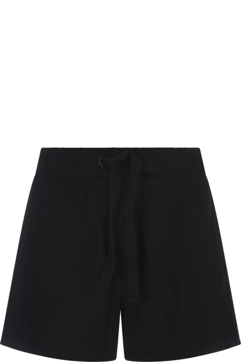 Moncler Clothing for Women Moncler Black Viscose Shorts