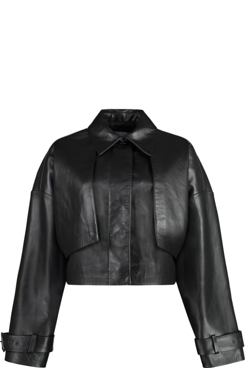 ウィメンズ コート＆ジャケット Calvin Klein Leather Jacket