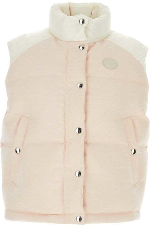 Coats & Jackets for Women Gucci Pink Gg Cotton Blend Sleeveless Down Jacket