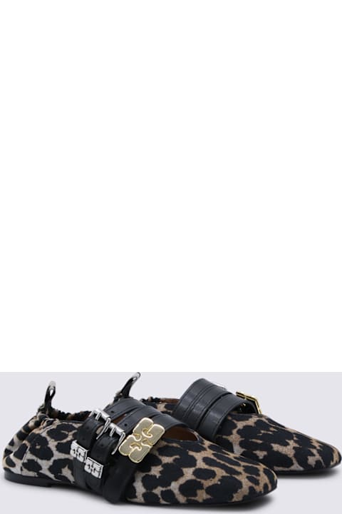Ganni for Men Ganni Leopard Cotton Flats