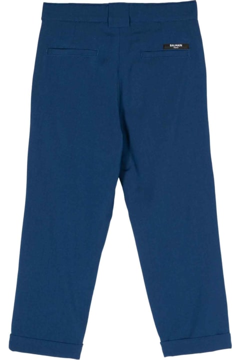 Fashion for Kids Balmain Blue Trousers Boy