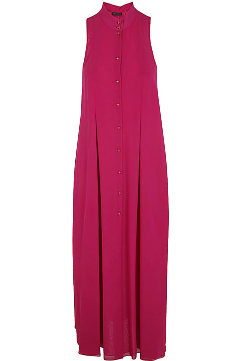Fashion for Women Emporio Armani Sleeveless Guru Neck Long Dress