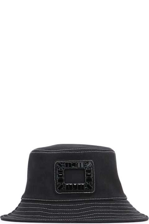 Hair Accessories for Women Roger Vivier Viv' Skate Bucket Hat