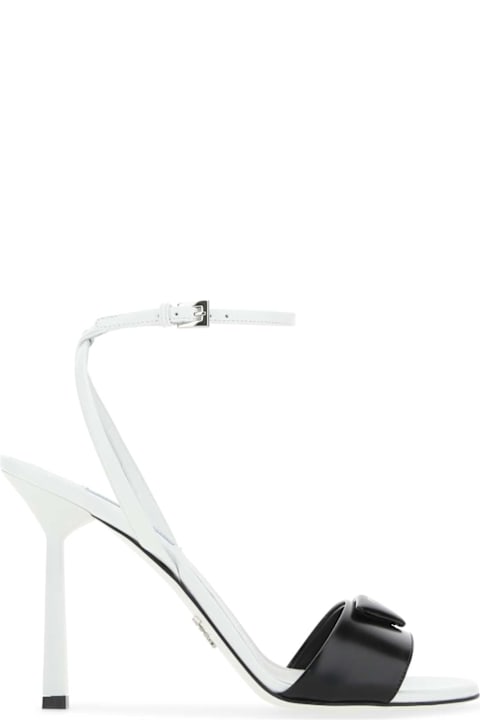 Prada Shoes for Women Prada Two-tone Leather Sandals
