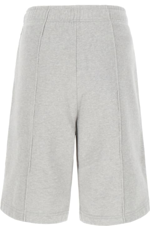 AMBUSH Pants for Men AMBUSH Melange Grey Cotton Bermuda Shorts