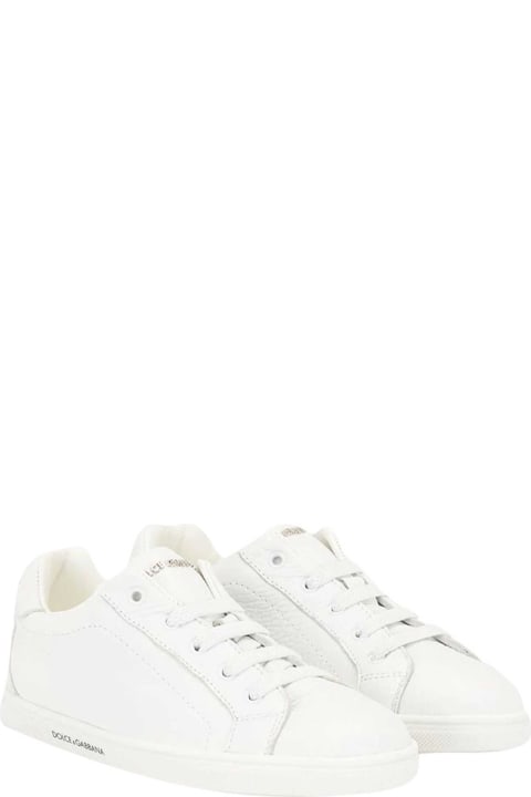 Dolce & Gabbana Shoes for Boys Dolce & Gabbana White Sneakers
