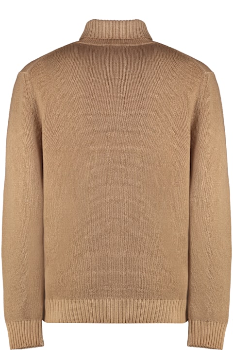 Homeware Malo Virgin Wool Turtleneck Sweater