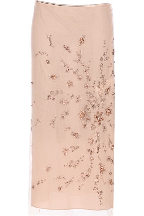 Homeware Fendi Tulle Embroidered Skirt