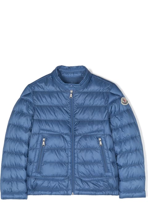 Moncler Coats & Jackets for Boys Moncler Moncler New Maya Coats Blue
