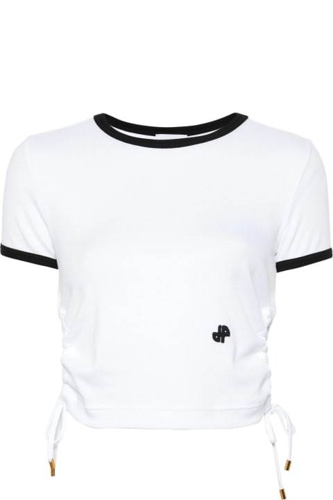 Patou Topwear for Women Patou Off-white Stretch-cotton T-shirt