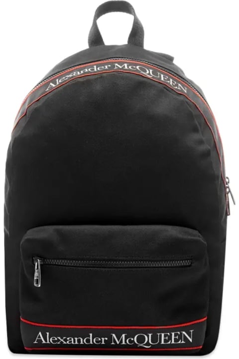 Alexander McQueen Backpacks for Men Alexander McQueen Logo Backpack