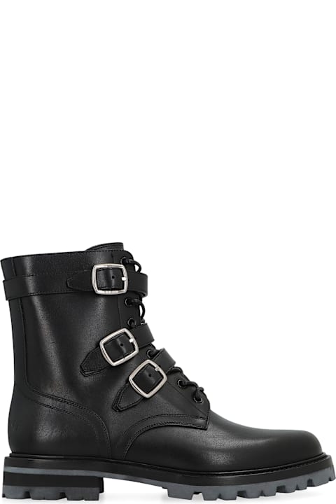 أدوات منزلية Celine Celine Maggie Leather Lace-up Boots