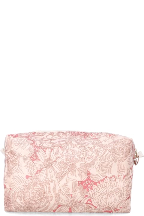 Homeware Bonpoint Bonpoint Pink Quilted Liberty Cotton Pouch