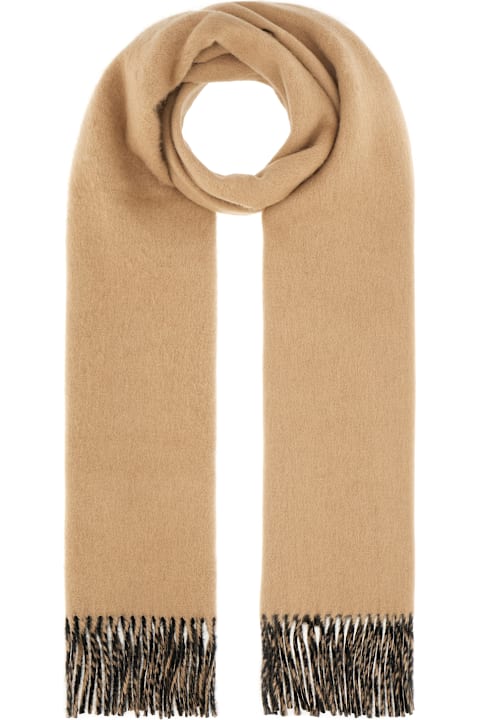 Homeware Burberry Cappuccino Cashmere Reversible Scarf