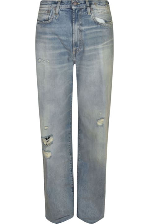 Fashion for Women R13 Straight Distressed Jeans