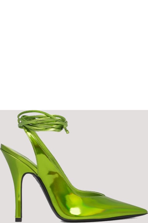 The Attico High-Heeled Shoes for Women The Attico Lime Green Venus Pumps
