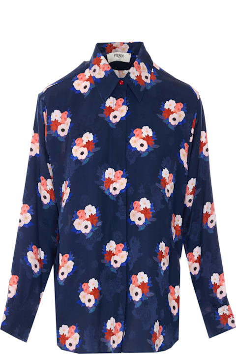 Homeware Fendi Fendi Bouquet Motif Shirt