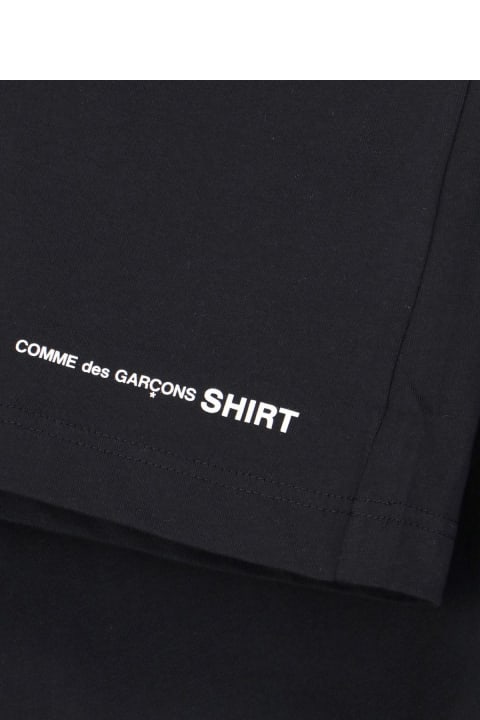 ウィメンズ Comme des Garçons Shirtのトップス Comme des Garçons Shirt Basic T-shirt
