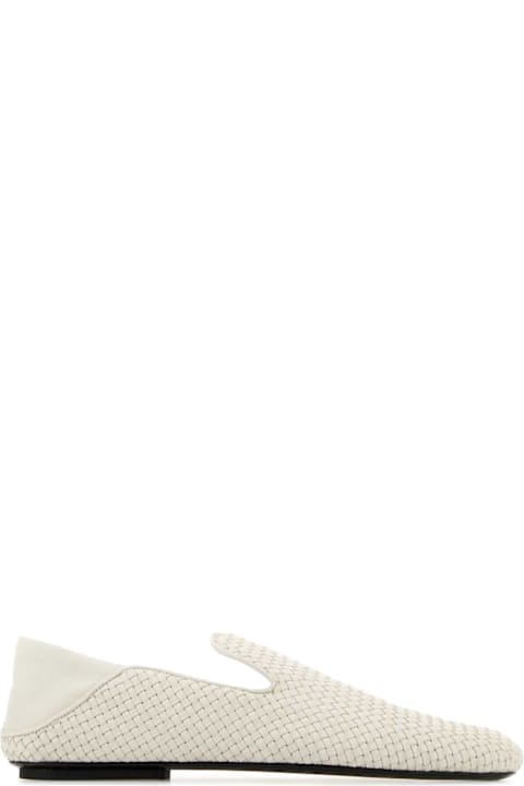 Bottega Veneta Shoes for Women Bottega Veneta Ivory Leather Adamo Slippers