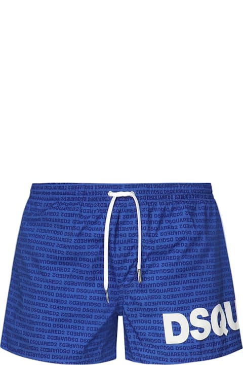 Dsquared2 Swimwear for Men Dsquared2 Midi Boxer With Logo