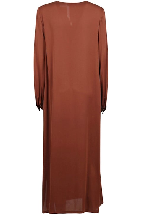 Fashion for Women Max Mara Sansone V-neck Long-sleeved Dress
