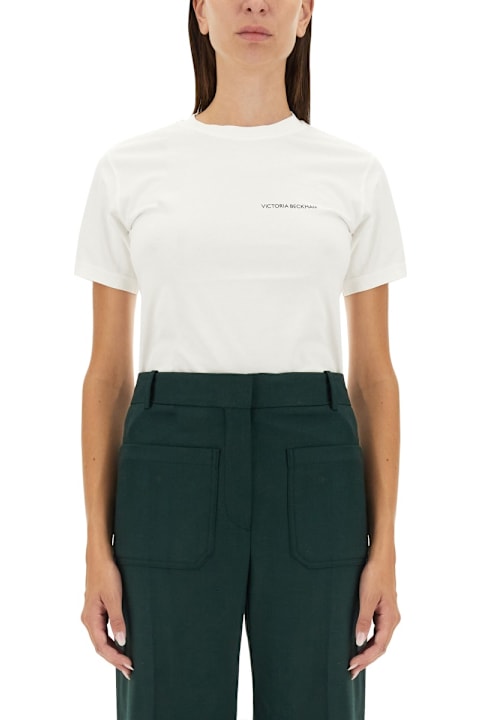 ウィメンズ Victoria Beckhamのトップス Victoria Beckham T-shirt With Logo