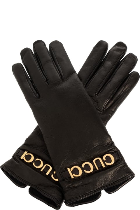 Accessories for Women Gucci Leather Gloves
