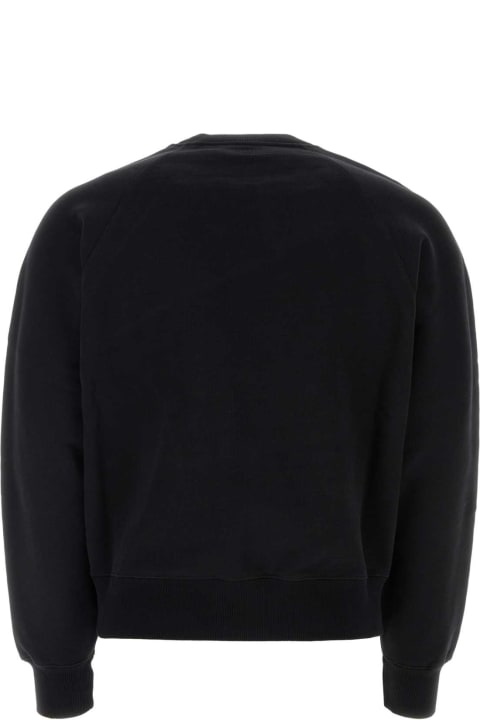 Fleeces & Tracksuits Sale for Women Ami Alexandre Mattiussi Black Cotton Sweatshirt