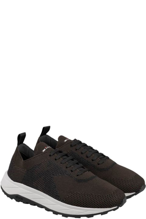 Kiton Sneakers for Men Kiton Knitted Lace-up Sneakers