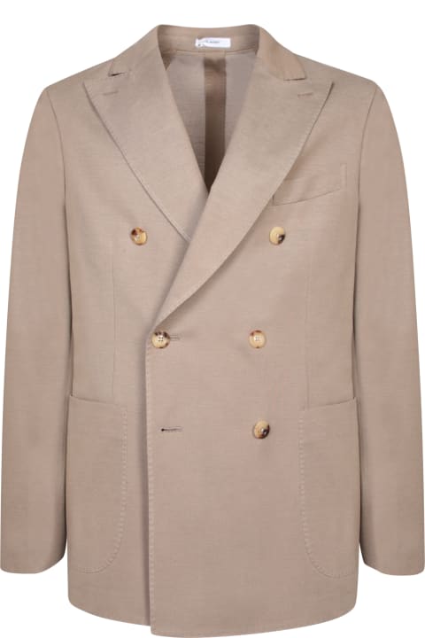 Boglioli Coats & Jackets for Men Boglioli Jersey Beige Jacket