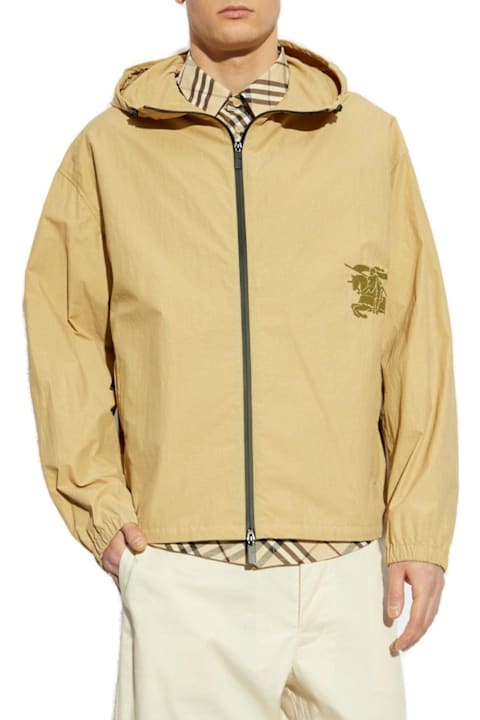 Burberry for Men Burberry Ekd Motif Lightweight Hooded Jacket