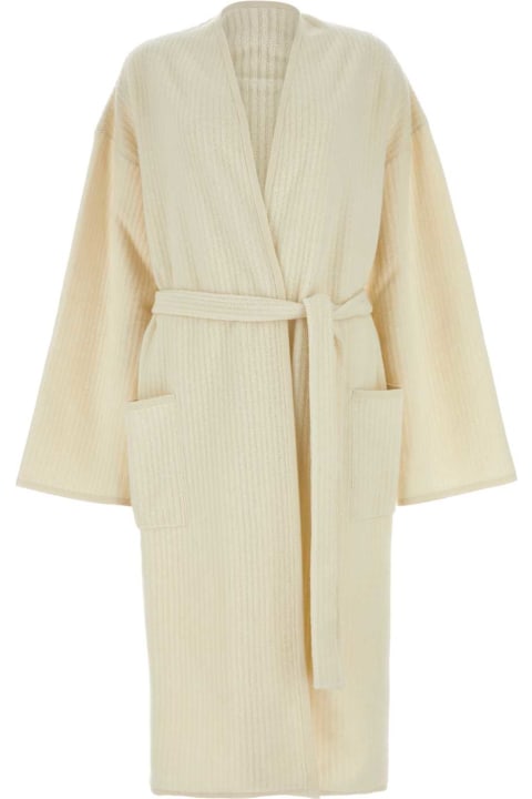 The Row Coats & Jackets for Women The Row Sand Cashmere Ghali Robe