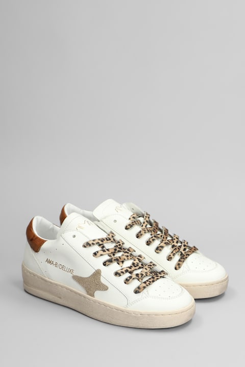 AMA-BRAND Sneakers for Women AMA-BRAND Sneakers In White Leather