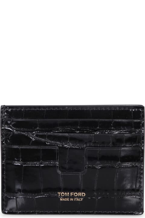 Fashion for Men Tom Ford Black Crocodile Wallet