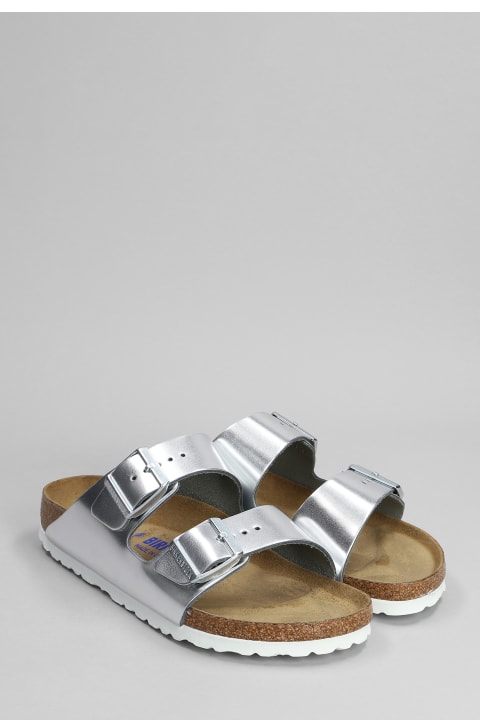Sandals for Women Birkenstock Arizona Metallic Leather