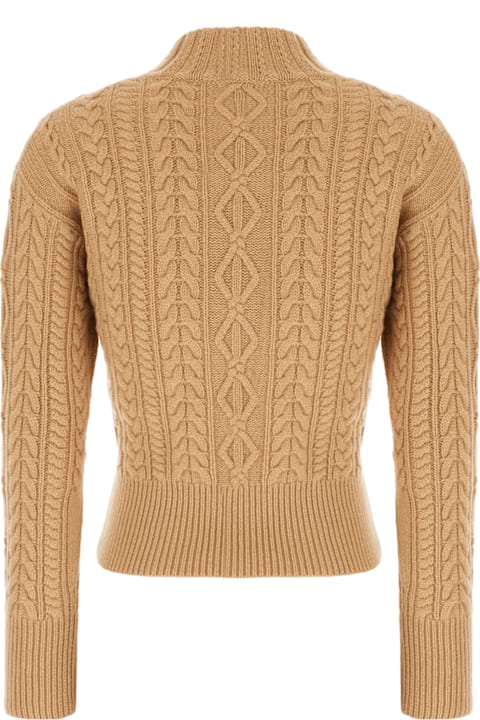 Max Mara for Women Max Mara Camel Wool Blend Sweater
