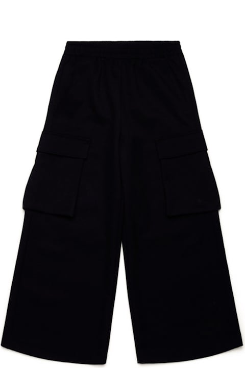 MM6 Maison Margiela Bottoms for Boys MM6 Maison Margiela Logo Embroidered Cargo Pants