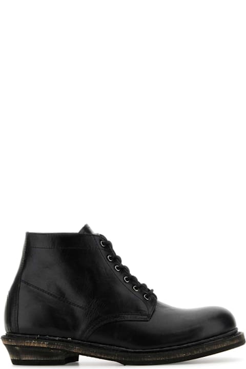 Our Legacy Boots for Men Our Legacy Black Leather Cortege Ankle Boots