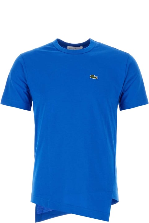 Comme des Garçons Shirt for Men Comme des Garçons Shirt Cerulean Blue Cotton Comme Des Garã§ons Shirt X Lacoste T-shirt