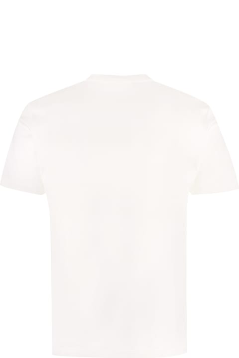 Giorgio Armani for Men Giorgio Armani Logo Embroidery Cotton T-shirt