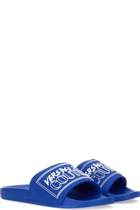 Versace Jeans Couture Other Shoes Sale for Men Versace Jeans Couture Slide Sandal With Logo
