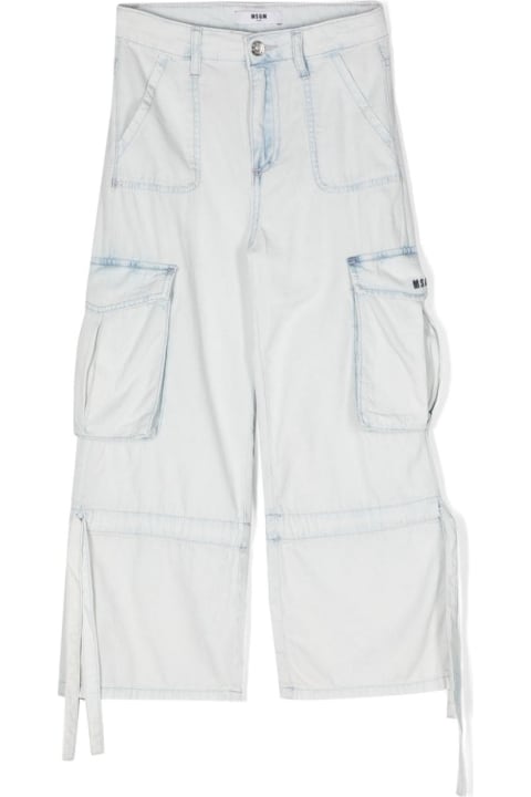 MSGM Bottoms for Girls MSGM Jeans Cargo