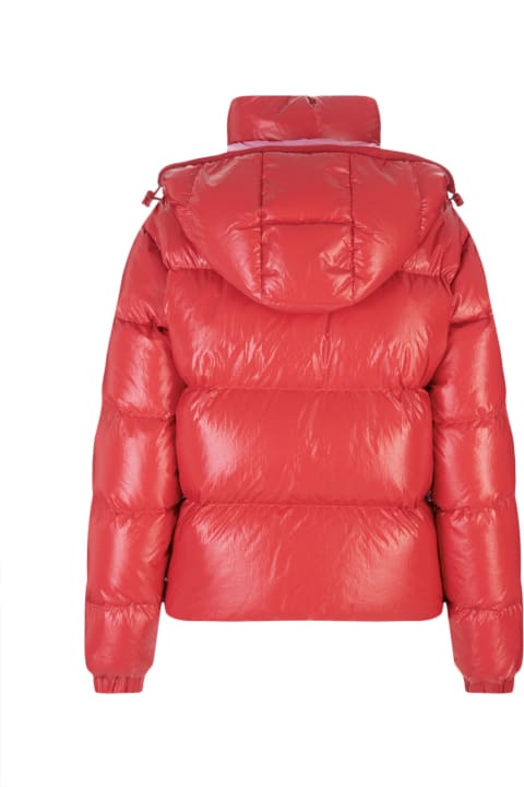 Clothing for Women Moncler Red Mauleon Down Jacket