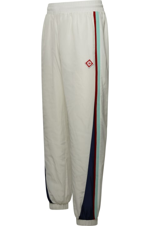 メンズ Casablancaのフリース＆ラウンジウェア Casablanca White Polyester Pants
