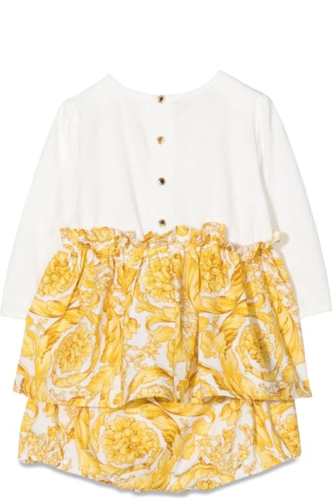 Sale for Kids Versace M/l Baroque Dress With Coulottes